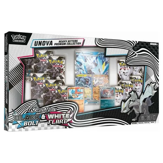 Pokemon - Scarlet & Violet - Black Bolt & White Flare - Unova Heavy Hitters Premium Collection