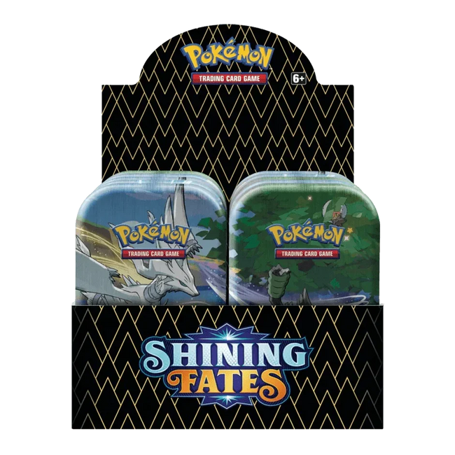 Pokemon 2021 Shining Fates Mini Tin Display Sealed ( 10 Mini Tins )